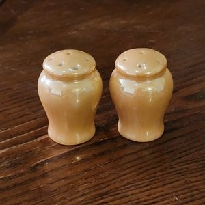 Vintage Japanese Lusterware Salt and Pepper Shakers